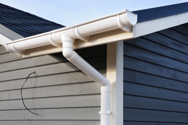 PVC Rain Gutter Installation in Lincolnton